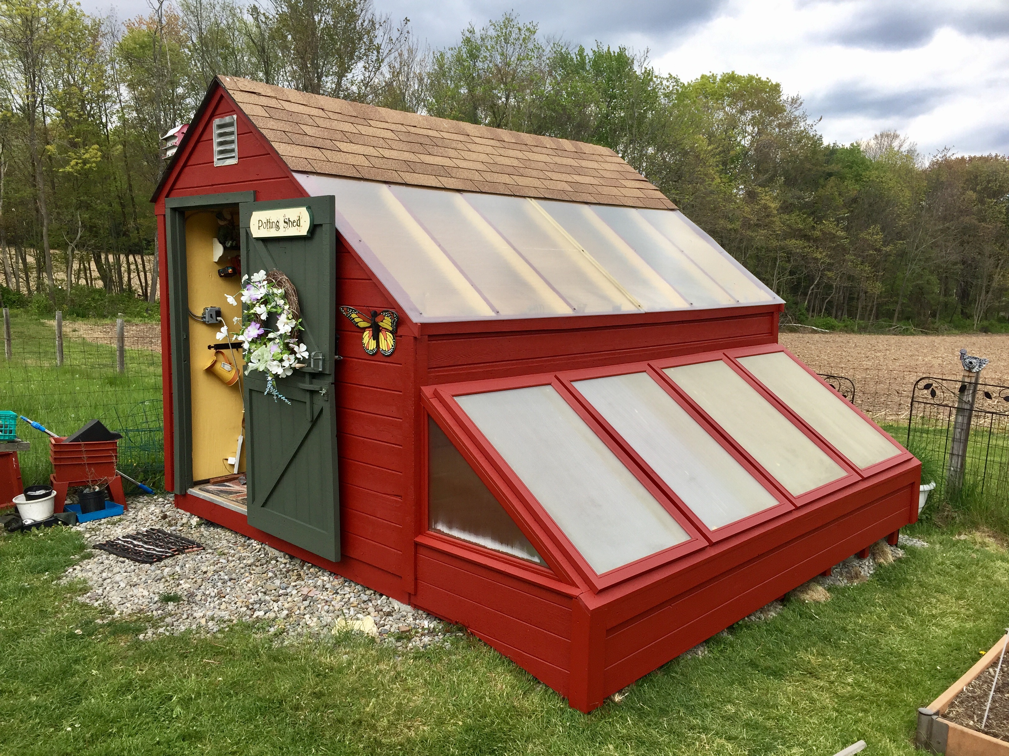 Completed Cold Frame, Effort PA